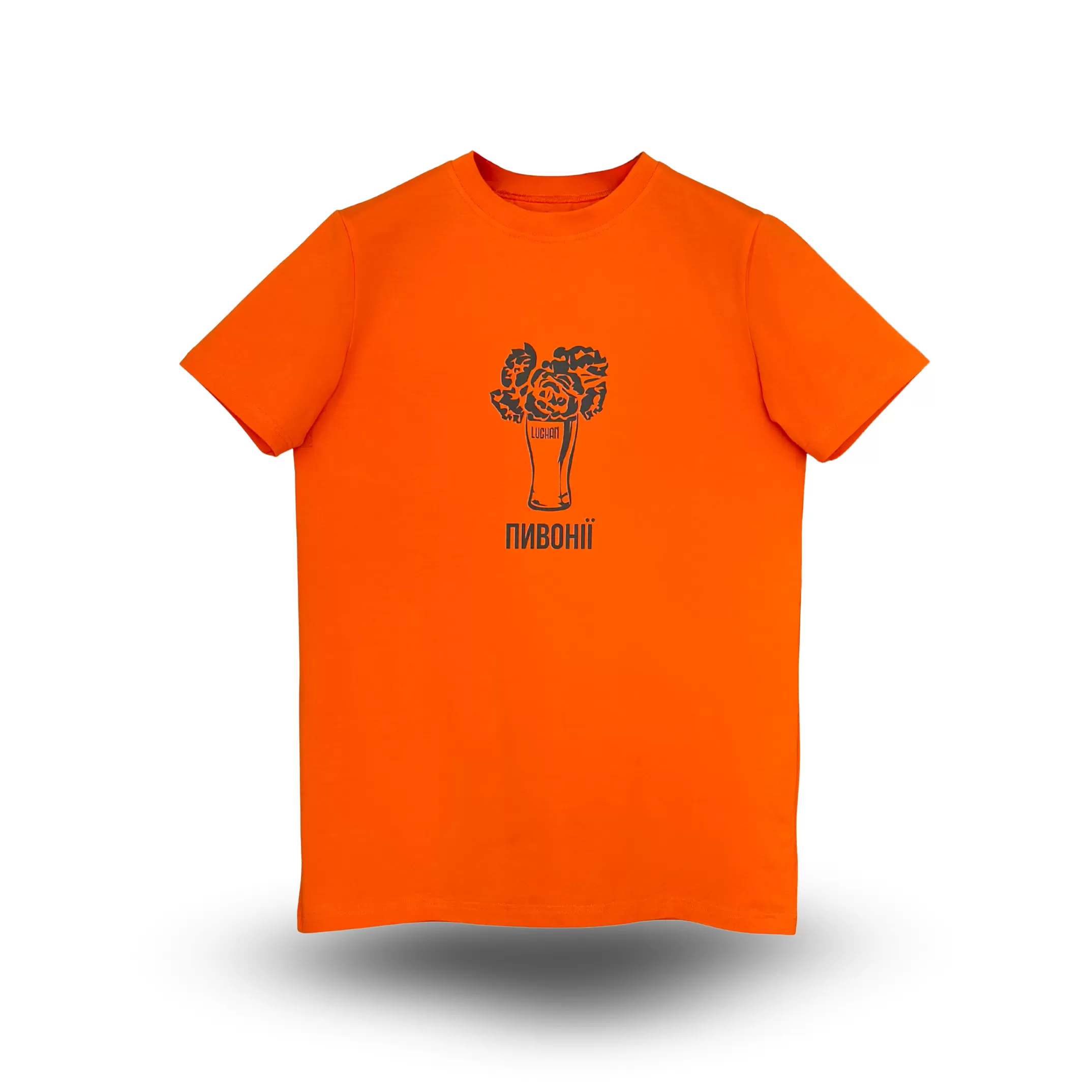 Футболка стрейч "Пивонії"