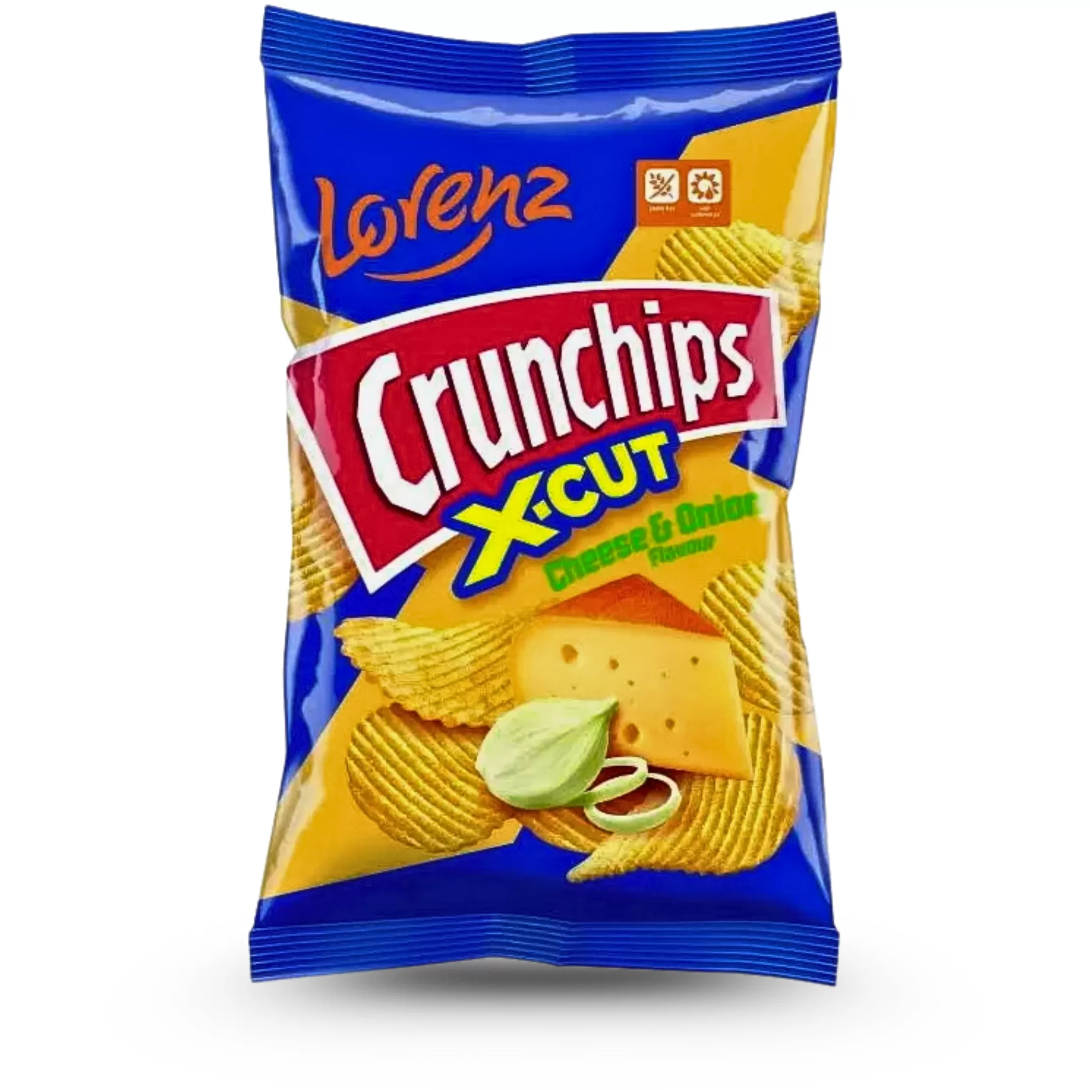 Чипси картопляні «Cranchips». Смак: сир та цибуля