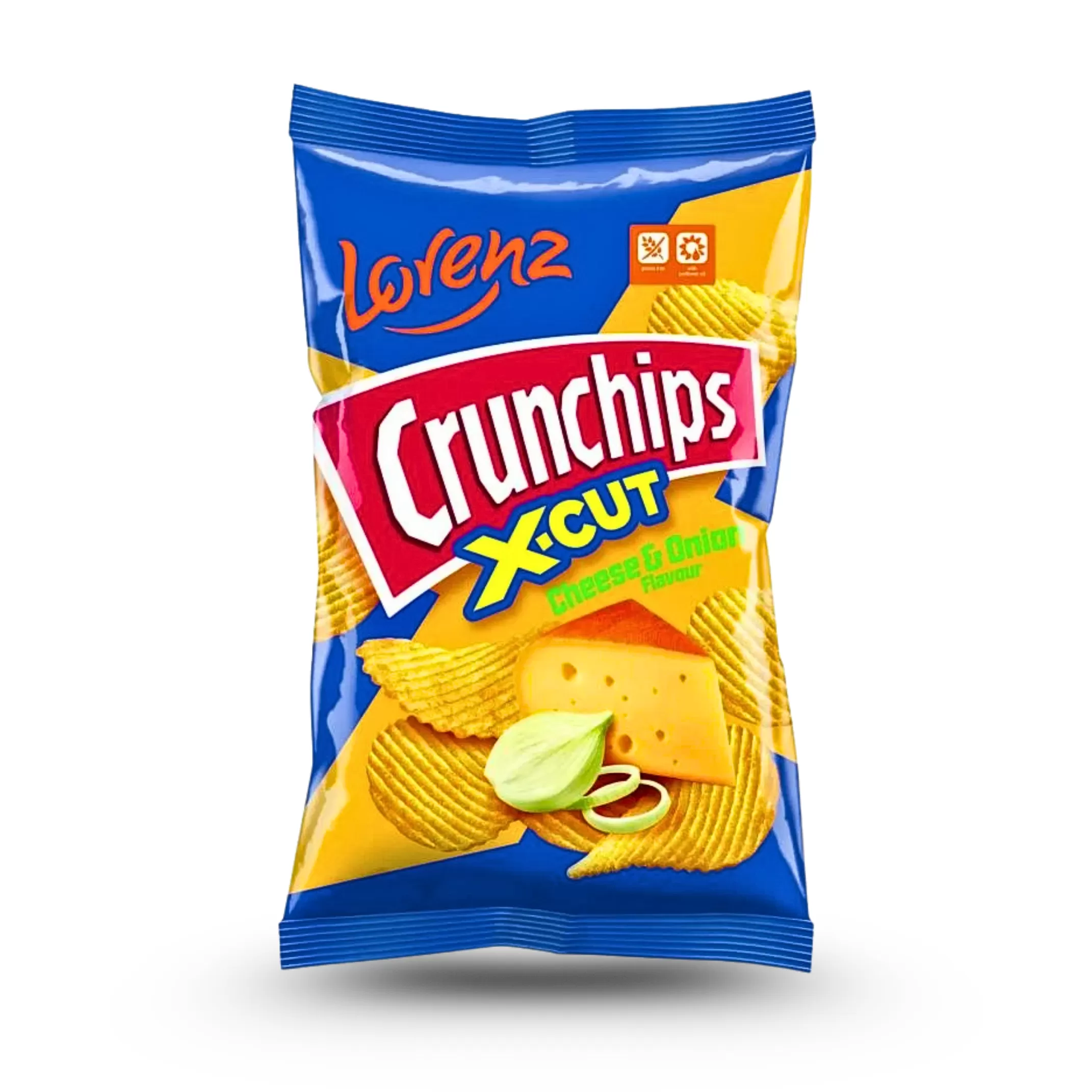 Чипси картопляні «Cranchips». Смак: сир та цибуля