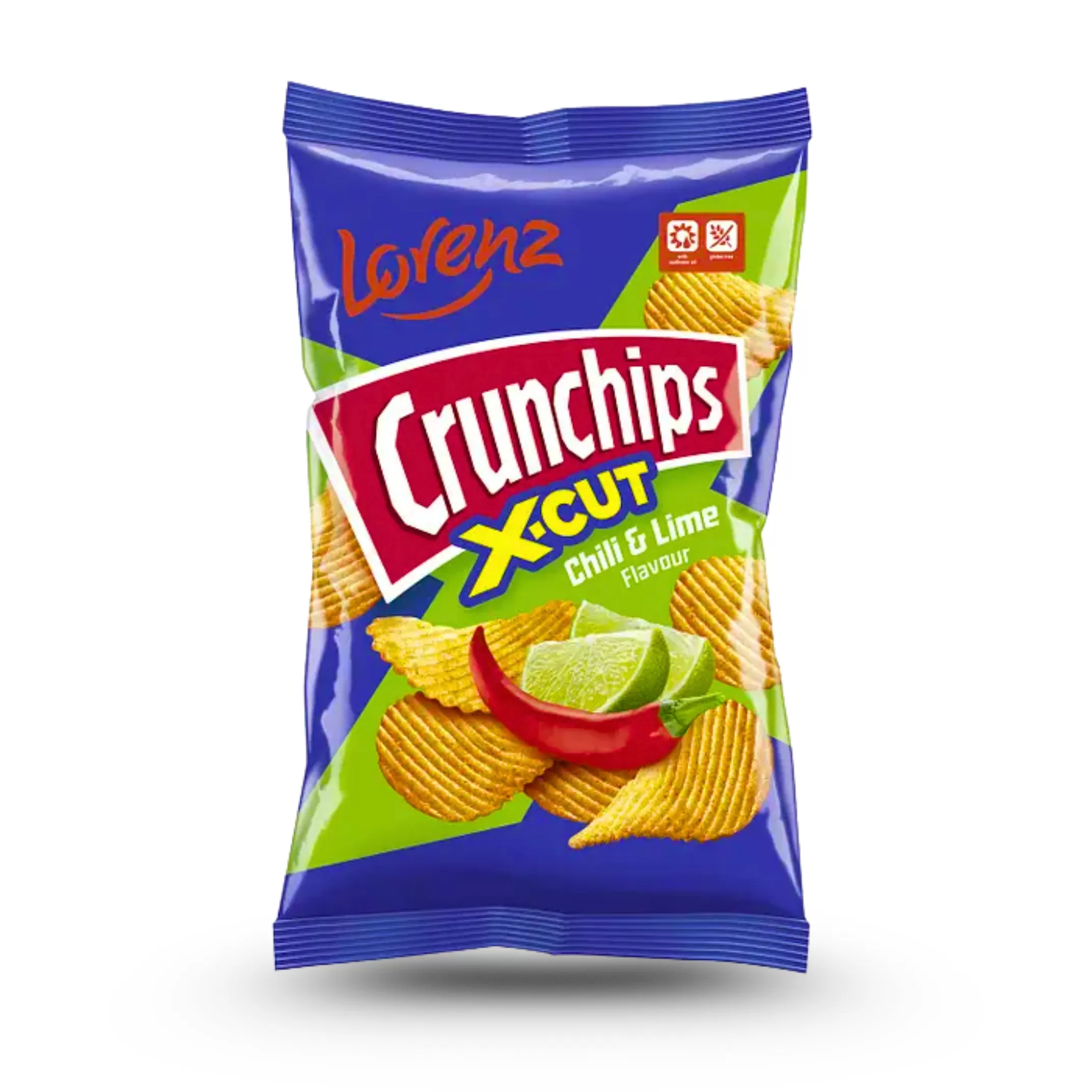 Чипси картопляні «Cranchips». Смак: чилі та лайм